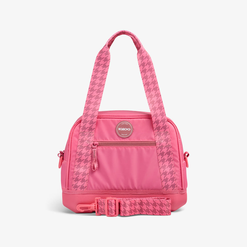 Tag Along Too 12-Can Satchel Cooler - Thrift Pink