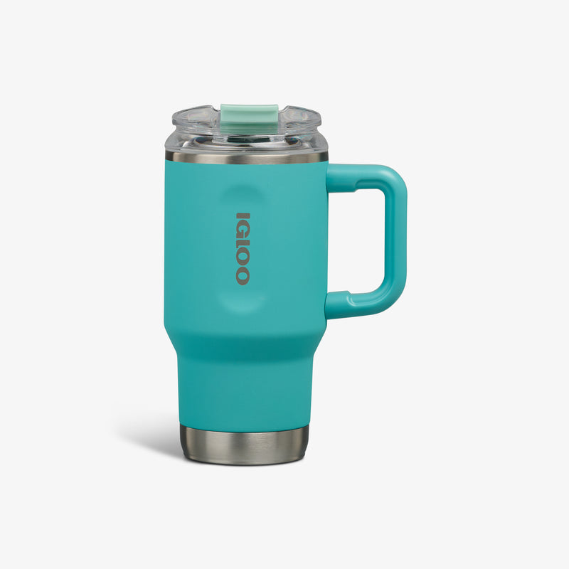 18 Oz Flip ‘n’ Sip Travel Mug - Blue Shale