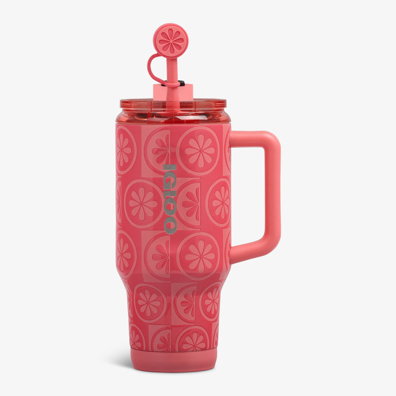 32 Oz Flip ‘n’ Sip Travel Mug - Skeleton Glow