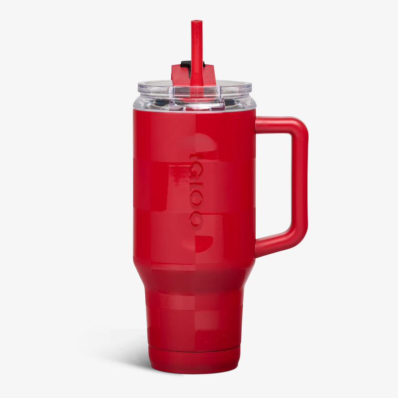32 Oz Flip ‘n’ Sip Travel Mug - Skeleton Glow