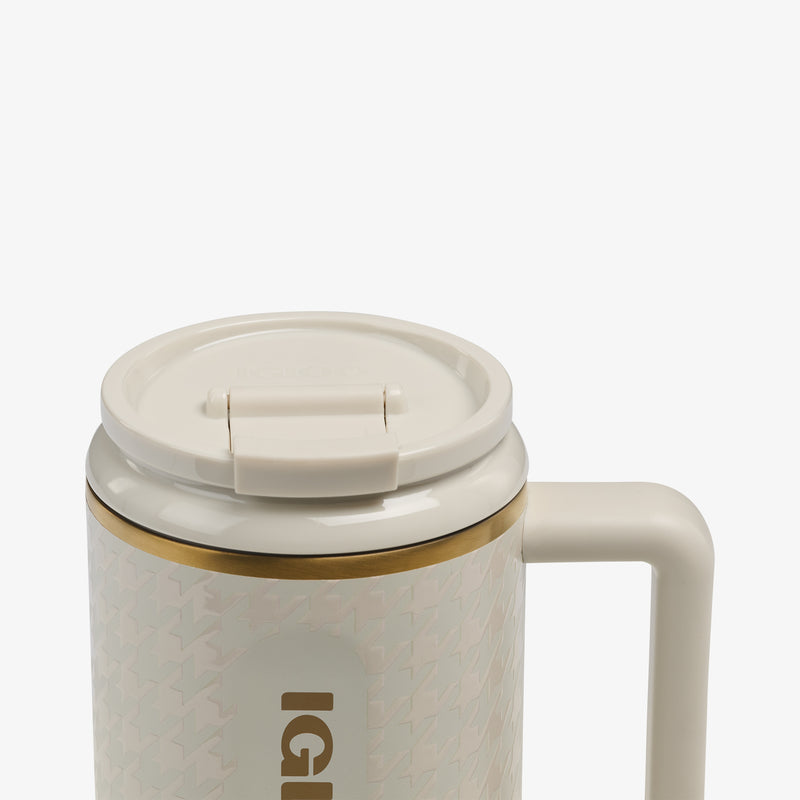 32 Oz Flip ‘n’ Sip Travel Mug - Skeleton Glow