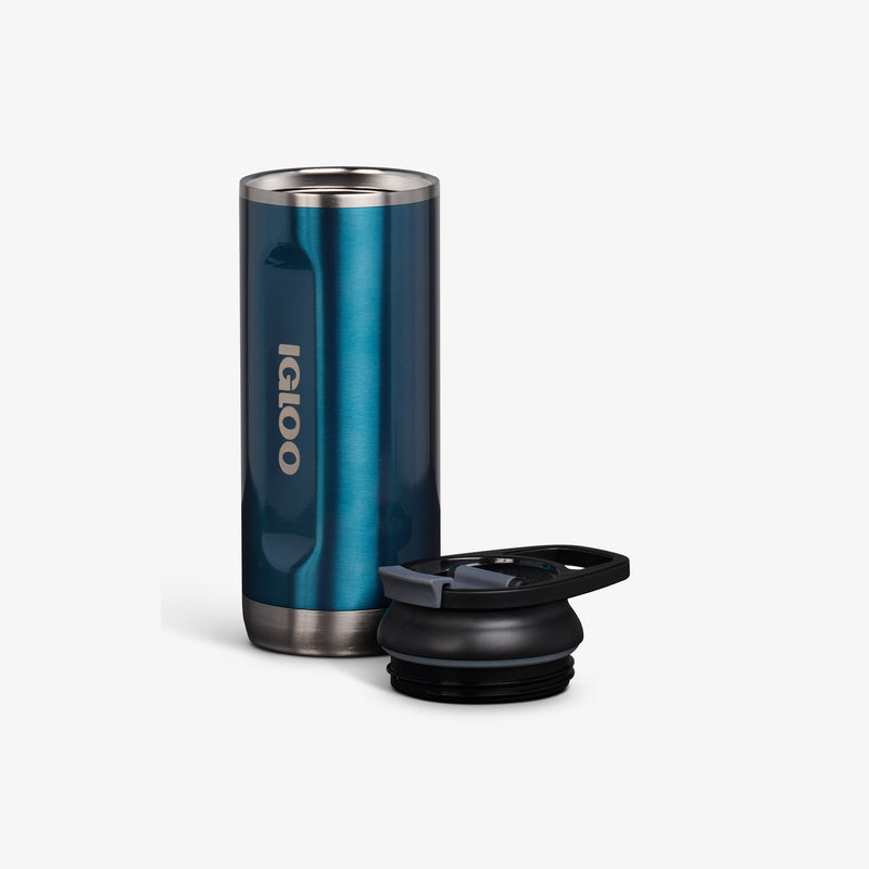 16 Oz Flip ‘n’ Sip Tumbler - Modern Blue