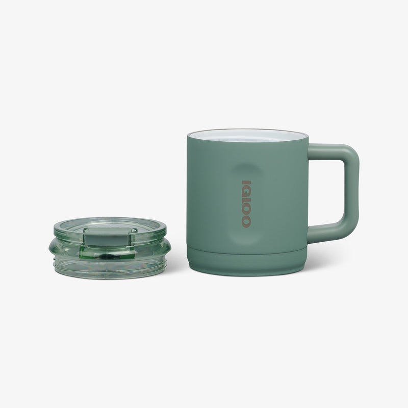 15 Oz Ceramic-Lined Coffee Mug - Sage