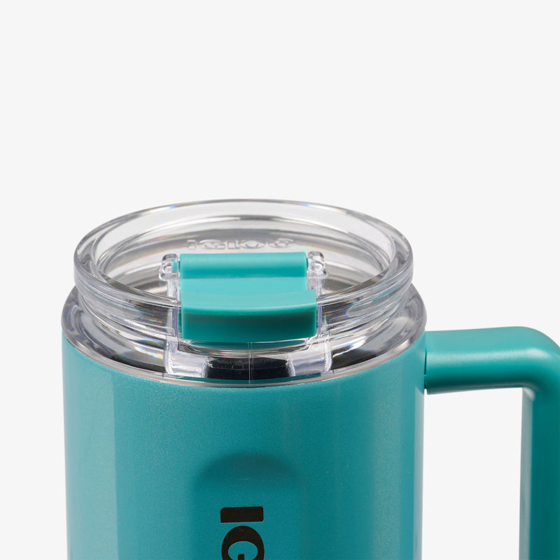 32 Oz Flip ‘n’ Sip Travel Mug - Skeleton Glow
