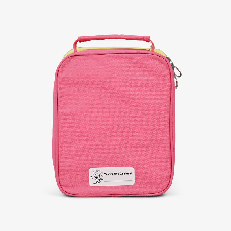 Kids Lunch Slim Cooler Bundle (Bento Box + Ice Floor) - Thrift Pink