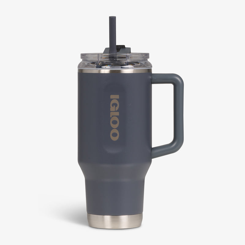 32 Oz Flip ‘n’ Sip Travel Mug - Skeleton Glow