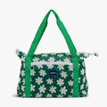 Retro Packable Puffer 20-Can Cooler Bag - Psychedelic Daisy