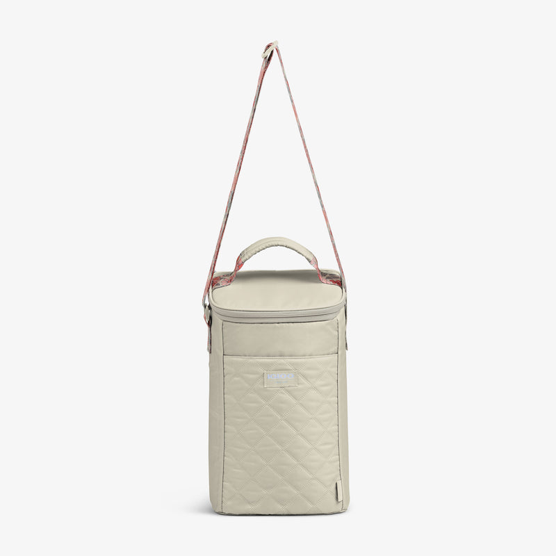 Floral MaxCold® DUO Vertical Crossbody Cooler Bag - Linen