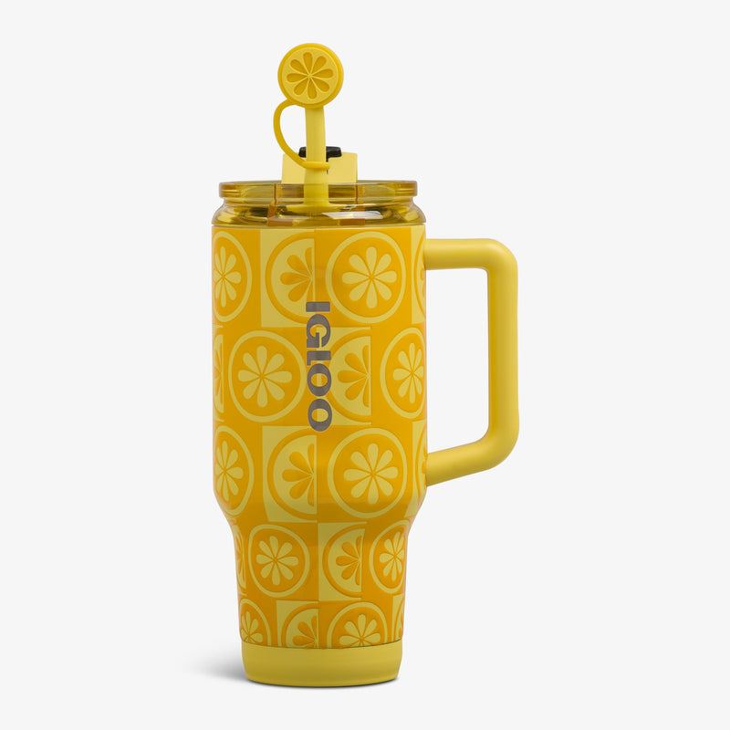 32 Oz Flip ‘n’ Sip Travel Mug - Skeleton Glow
