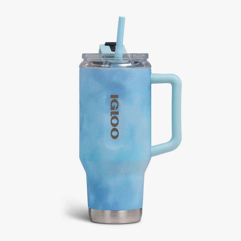 32 Oz Flip ‘n’ Sip Travel Mug - Skeleton Glow