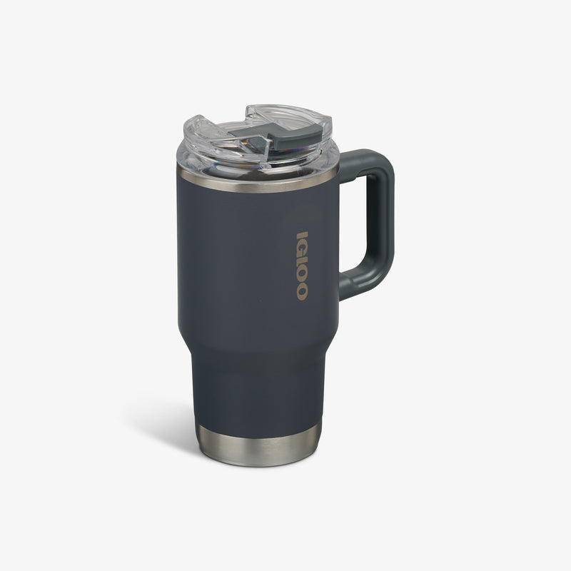 18 Oz Flip ‘n’ Sip Travel Mug - Blue Shale