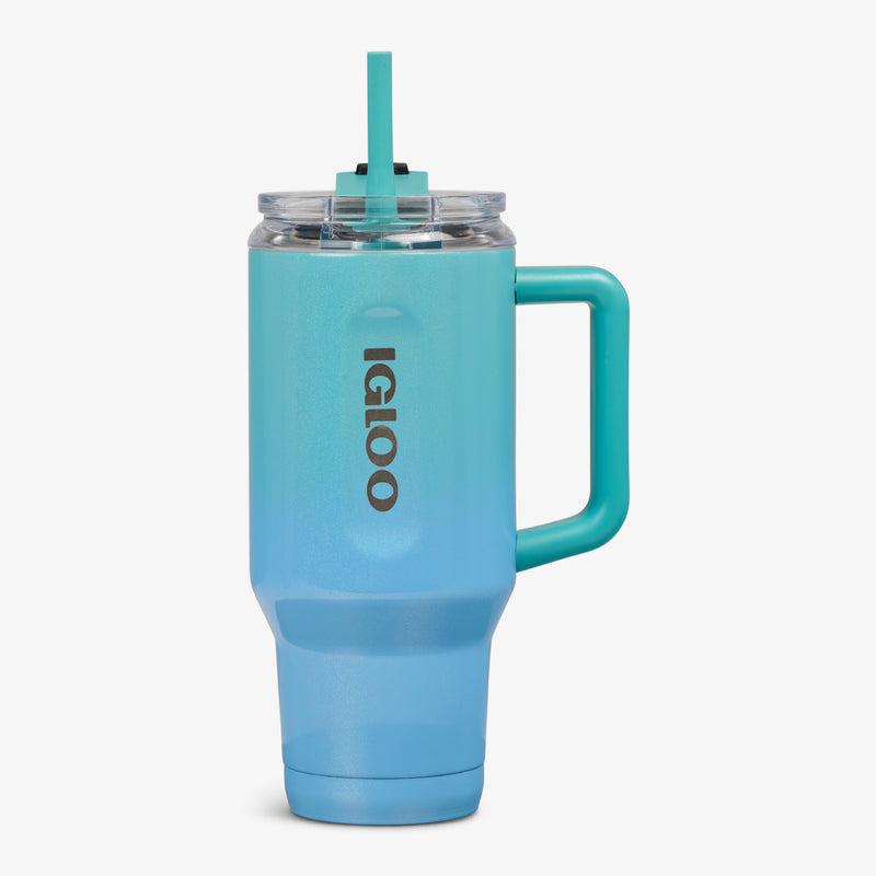 32 Oz Flip ‘n’ Sip Travel Mug - Skeleton Glow