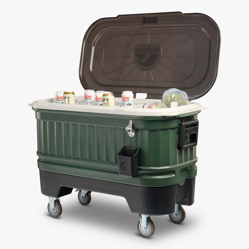 Party Bar 125 Qt Cooler - Oil Green