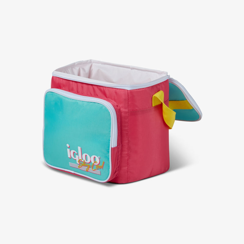 Retro Square Lunch Bag - Psychedelic Daisy