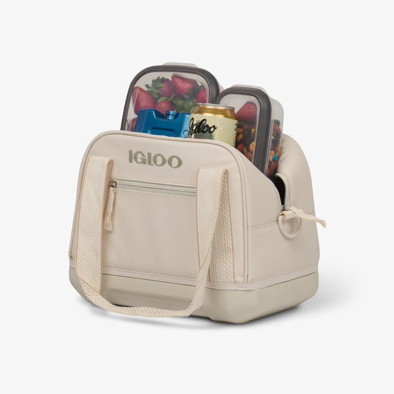 Tag Along Too 12-Can Satchel Cooler - Thrift Pink