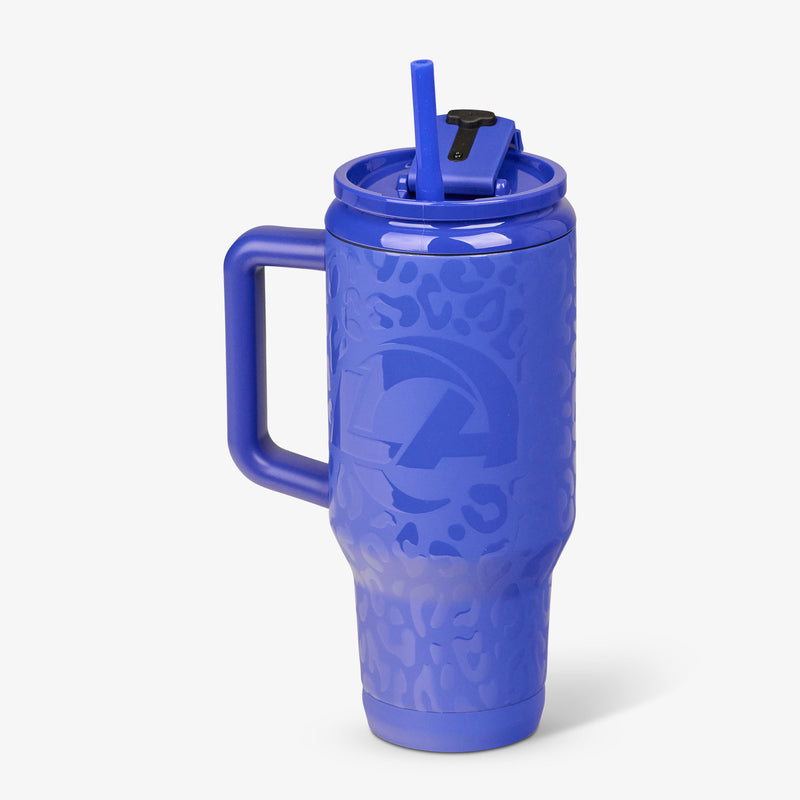 NFL 32 Oz Leopard Flip ‘n’ Sip Travel Mug - Cowboys