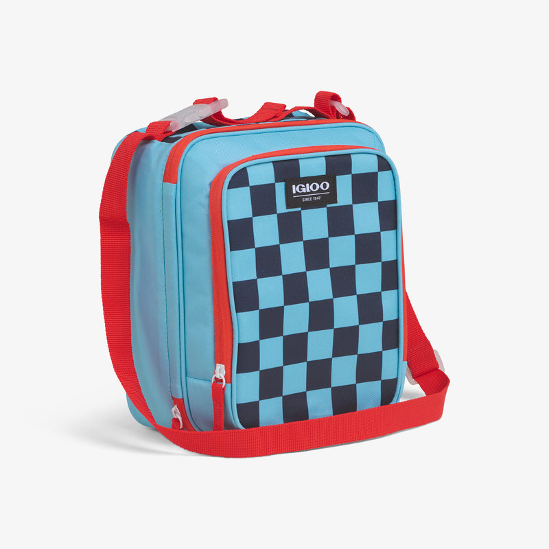 Kids Everyday Lunch Vertical Cooler Bag - Checkers