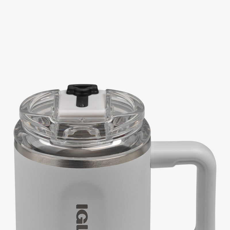 18 Oz Flip ‘n’ Sip Travel Mug - Blue Shale