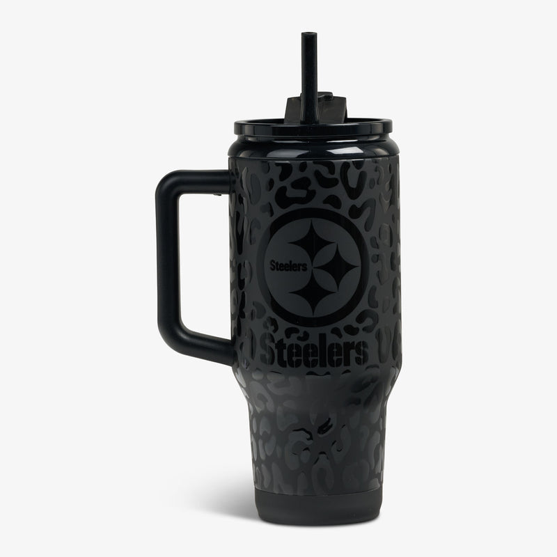 NFL 32 Oz Leopard Flip ‘n’ Sip Travel Mug - Cowboys