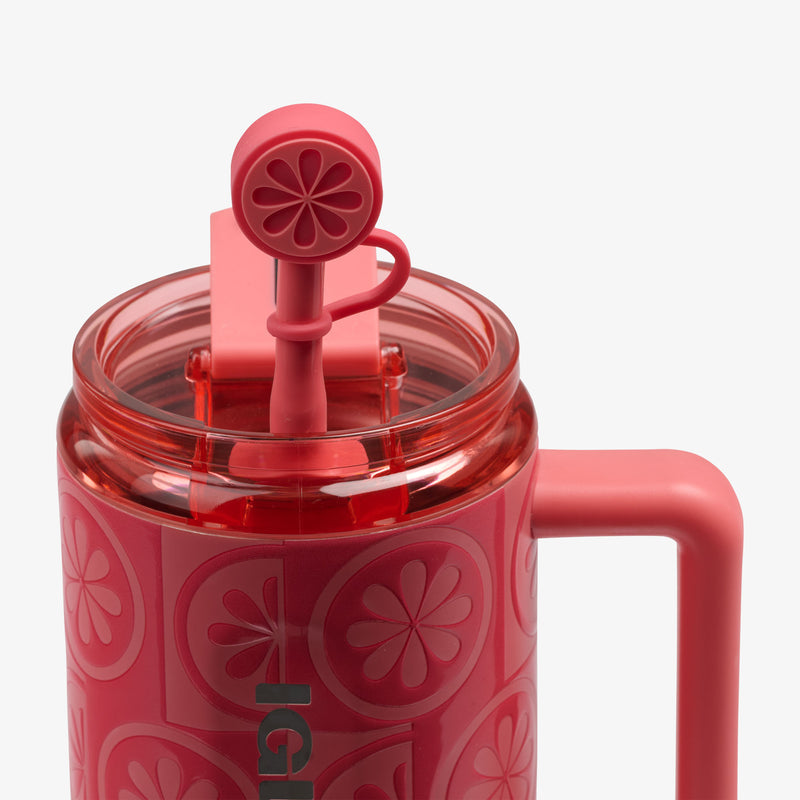 32 Oz Flip ‘n’ Sip Travel Mug - Skeleton Glow