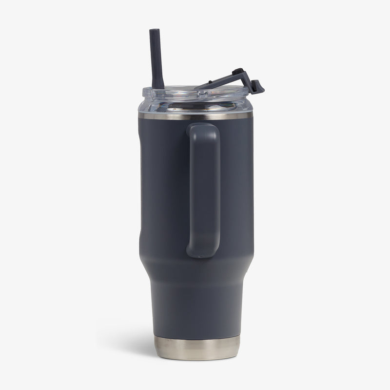 32 Oz Flip ‘n’ Sip Travel Mug - Skeleton Glow
