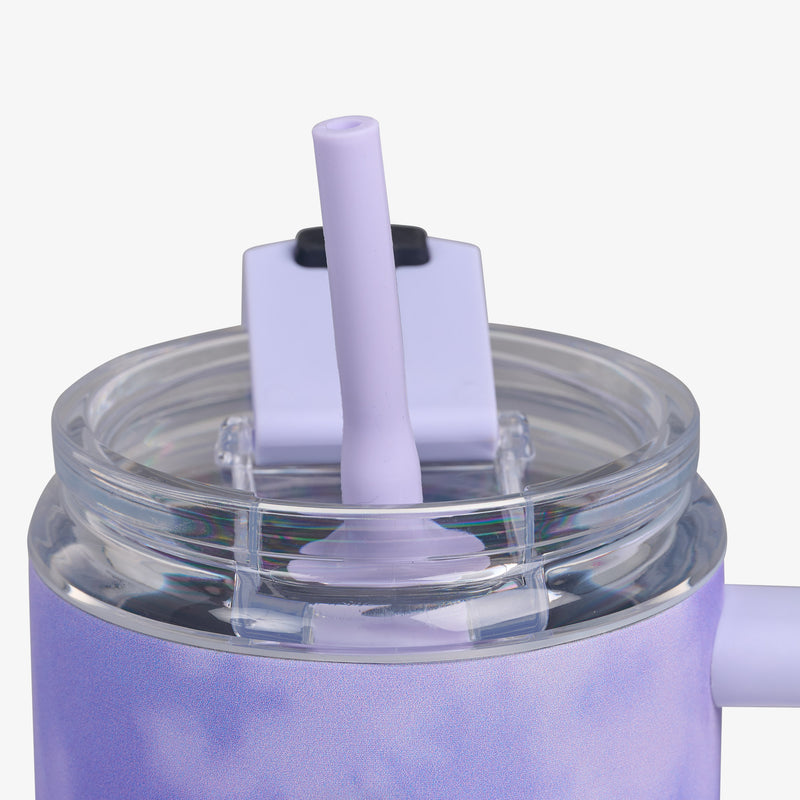 32 Oz Flip ‘n’ Sip Travel Mug - Skeleton Glow
