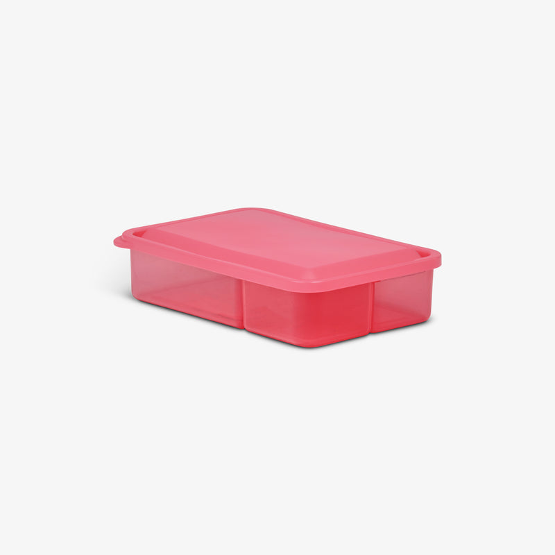 Kids Lunch Slim Cooler Bundle (Bento Box + Ice Floor) - Thrift Pink