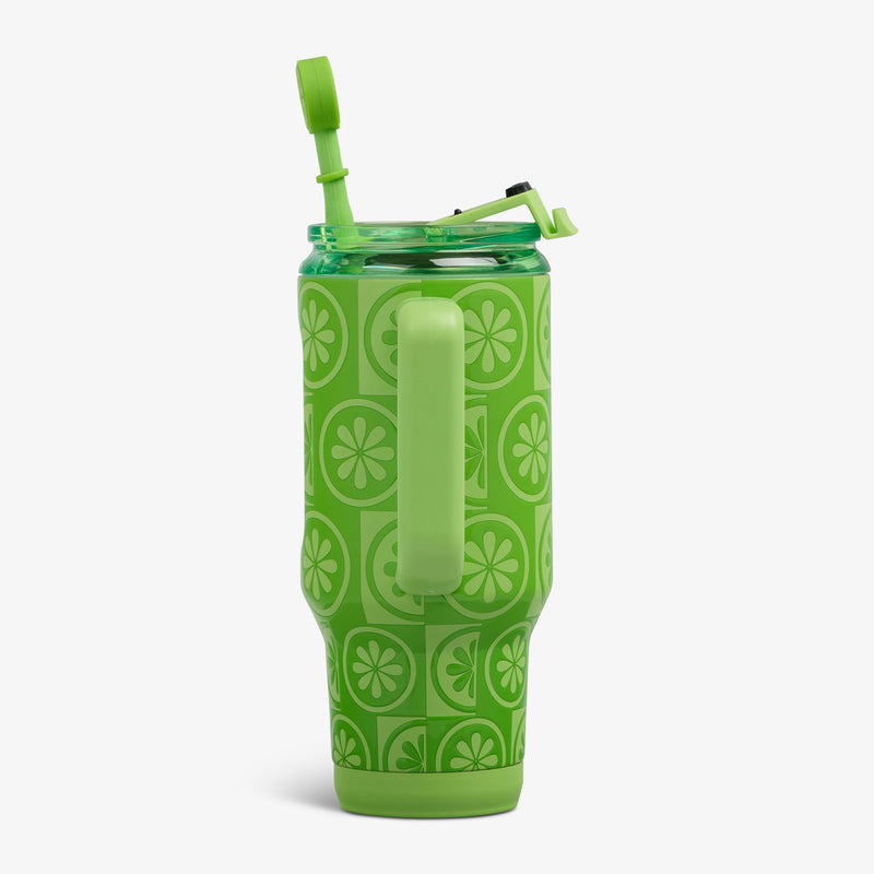 32 Oz Flip ‘n’ Sip Travel Mug - Skeleton Glow