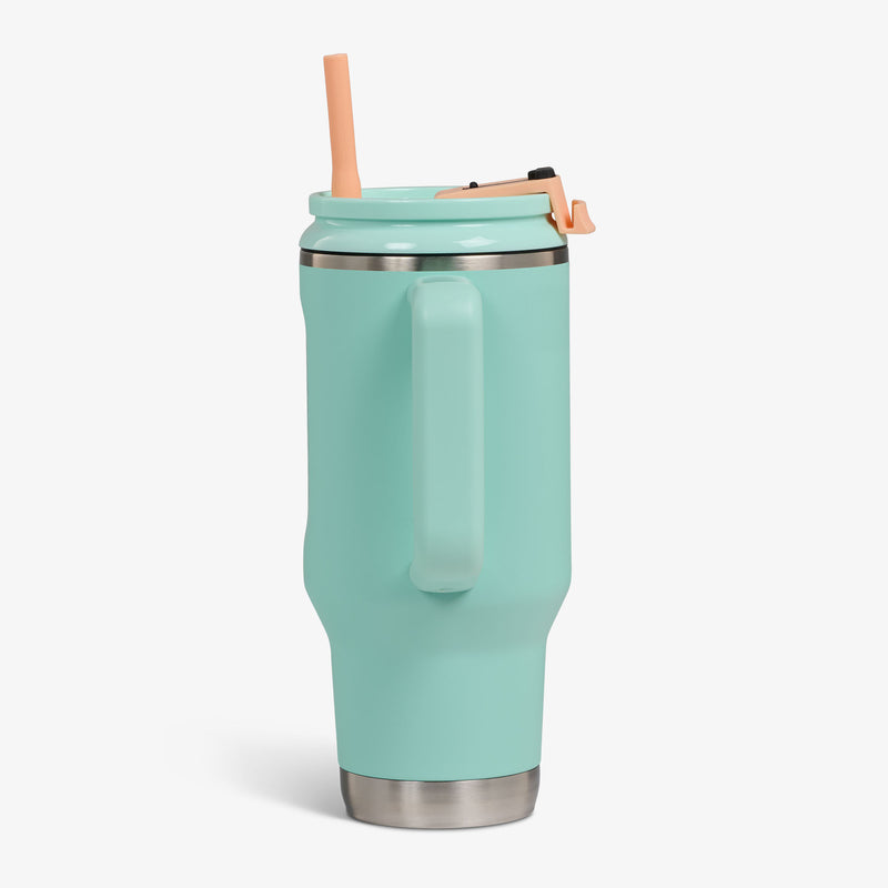 32 Oz Flip ‘n’ Sip Travel Mug - Skeleton Glow