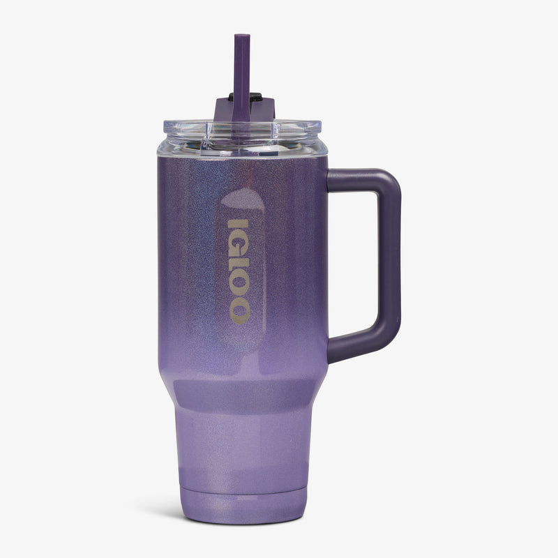 32 Oz Flip ‘n’ Sip Travel Mug - Skeleton Glow