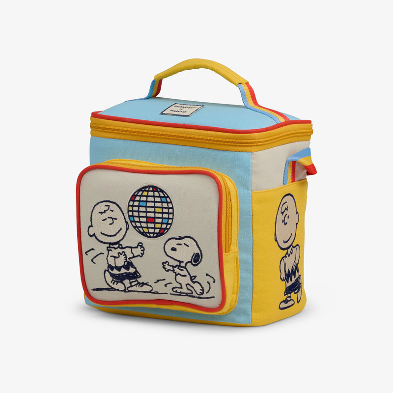 Snoopy Disco Party Square Lunch Cooler Bag