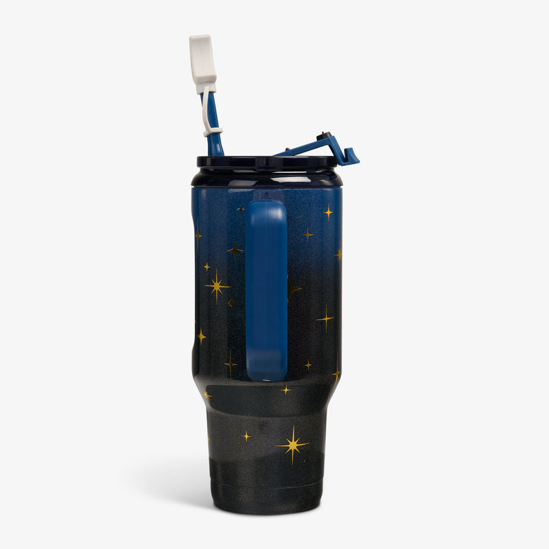 32 Oz Flip ‘n’ Sip Travel Mug - Skeleton Glow