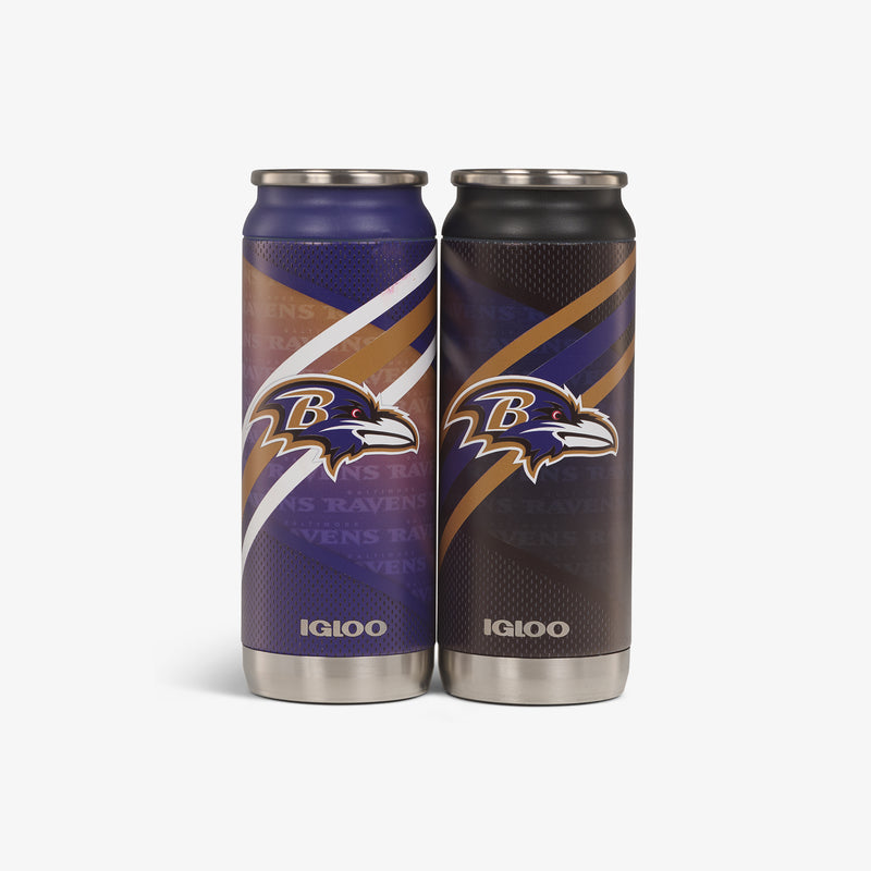 Baltimore Ravens Home & Away 16 Oz Can 2-Pack