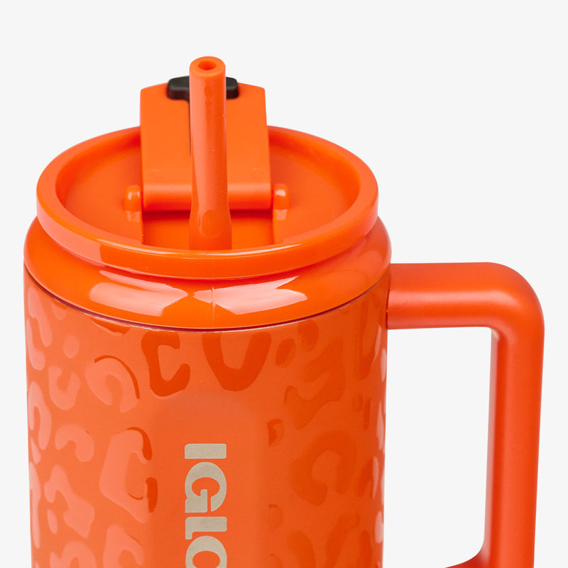 NFL 32 Oz Leopard Flip ‘n’ Sip Travel Mug - Cowboys