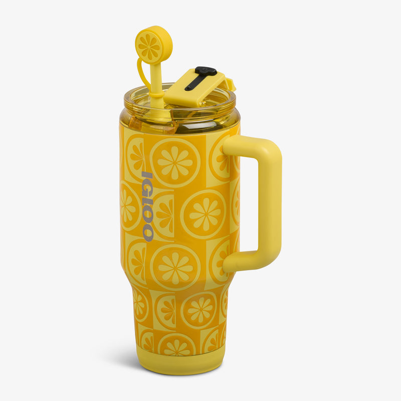 32 Oz Flip ‘n’ Sip Travel Mug - Skeleton Glow