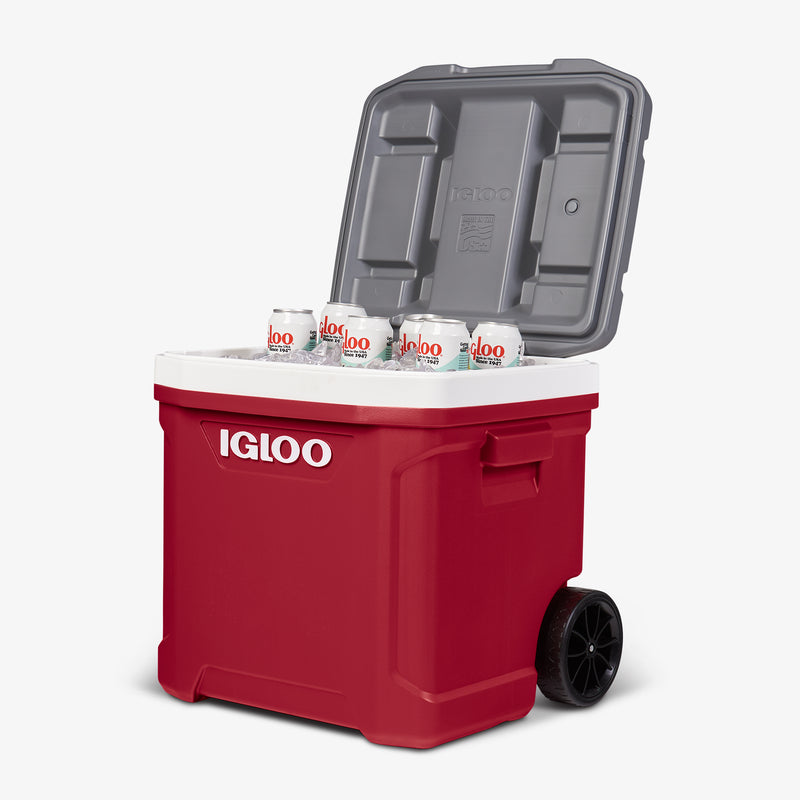 Latitude 60 Qt Roller Cooler - Blue