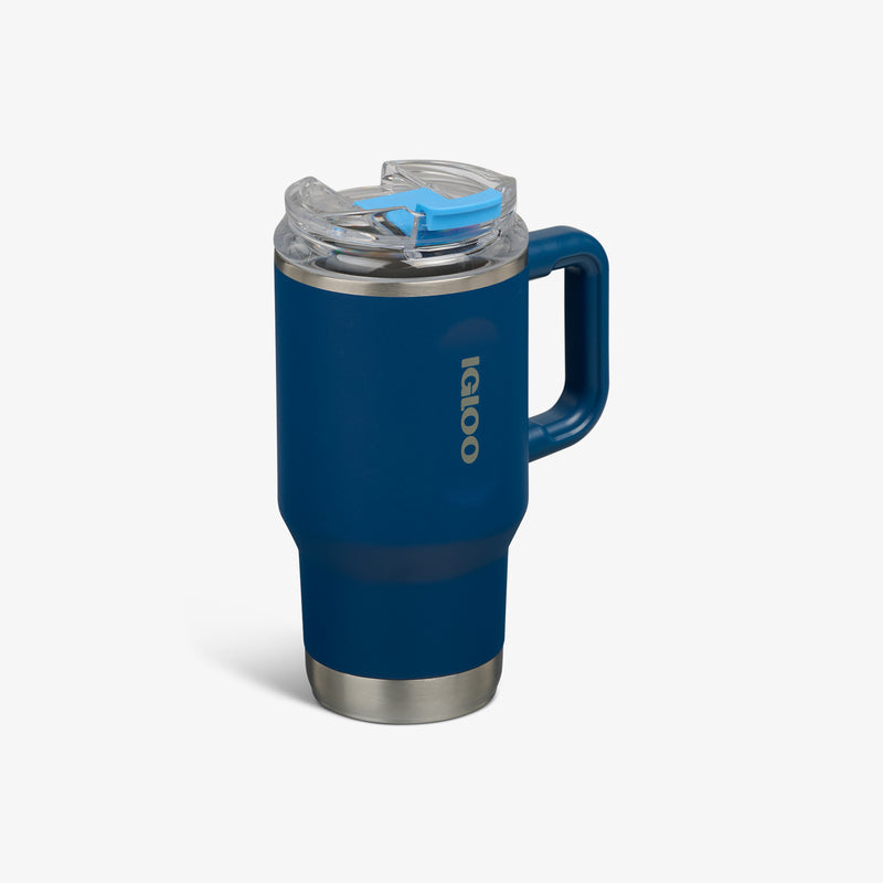 18 Oz Flip ‘n’ Sip Travel Mug - Blue Shale