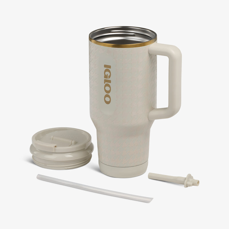 32 Oz Flip ‘n’ Sip Travel Mug - Skeleton Glow