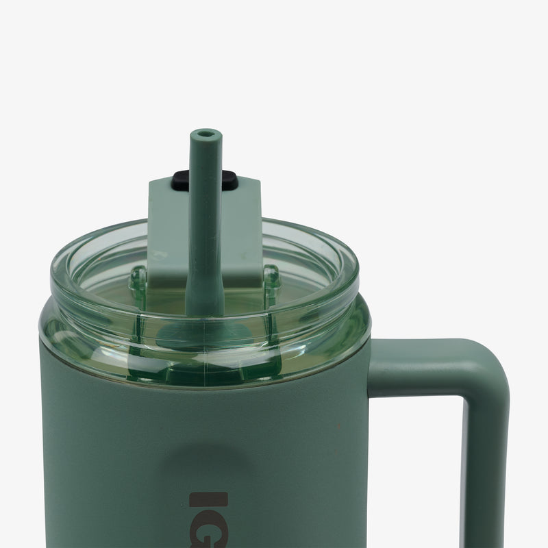 32 Oz Ceramic-Lined Travel Mug - Sage