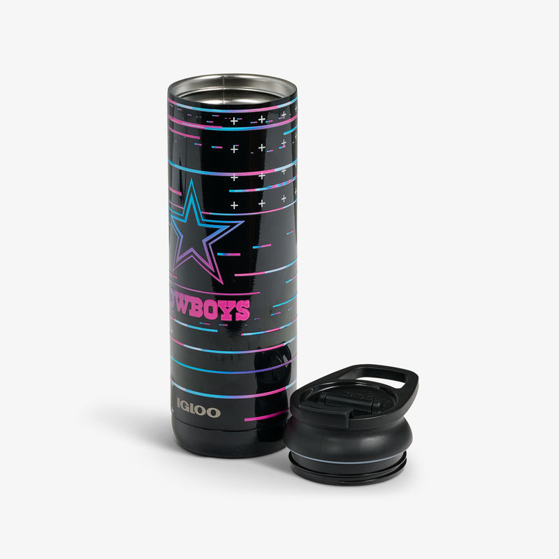 NFL Neon Dallas Cowboys 20 Oz Flip ‘n’ Sip Tumbler