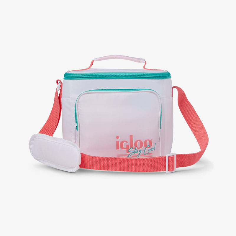 Retro Square Lunch Bag - Psychedelic Daisy