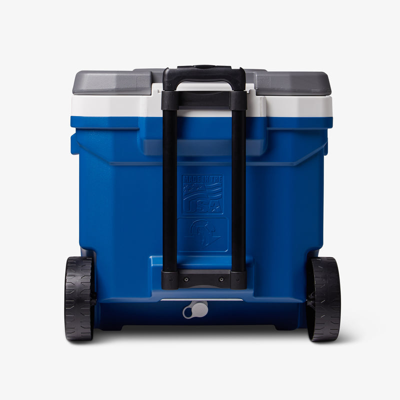 Latitude 60 Qt Roller Cooler - Blue