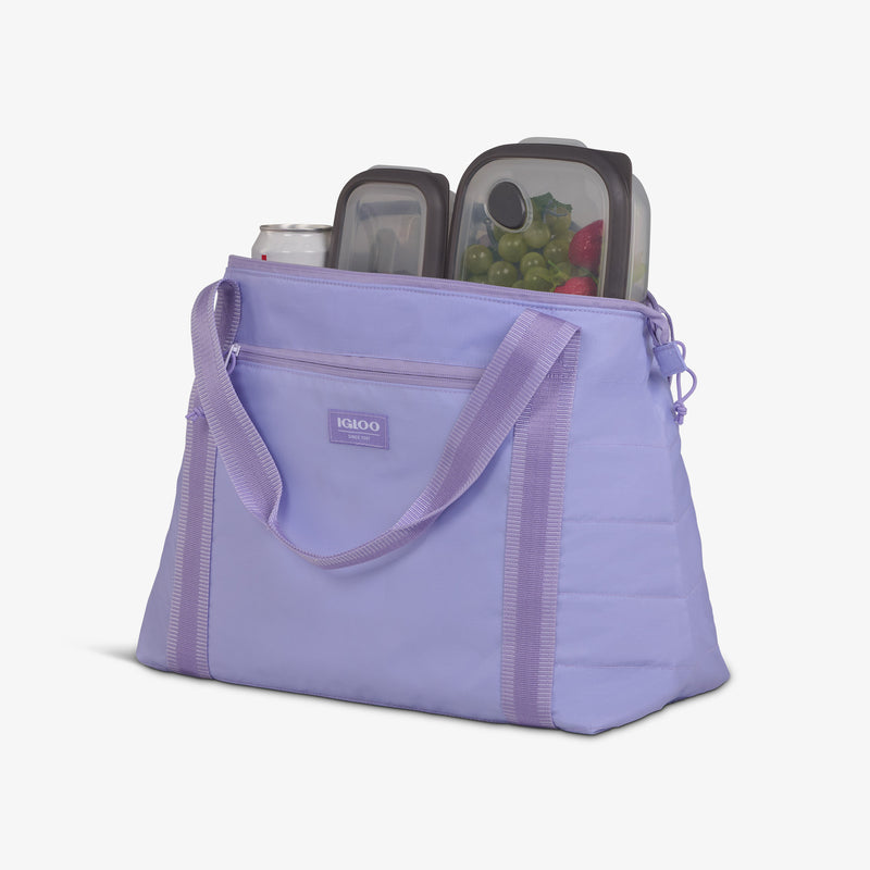 Packable Puffer 20-Can Cooler Bag - Magenta