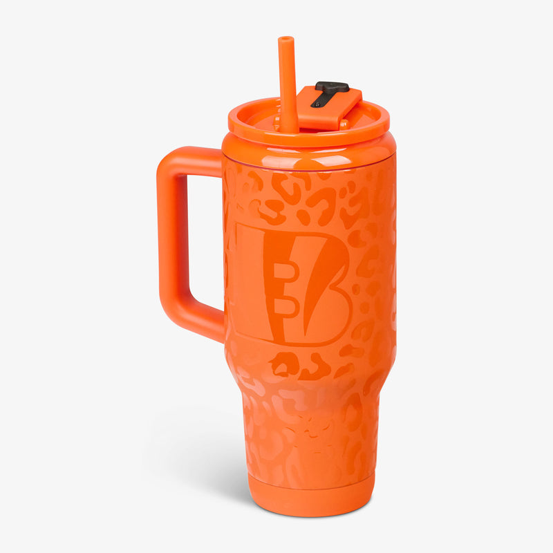 NFL 32 Oz Leopard Flip ‘n’ Sip Travel Mug - Cowboys