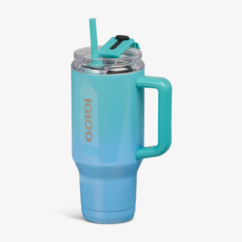 32 Oz Flip ‘n’ Sip Travel Mug - Skeleton Glow