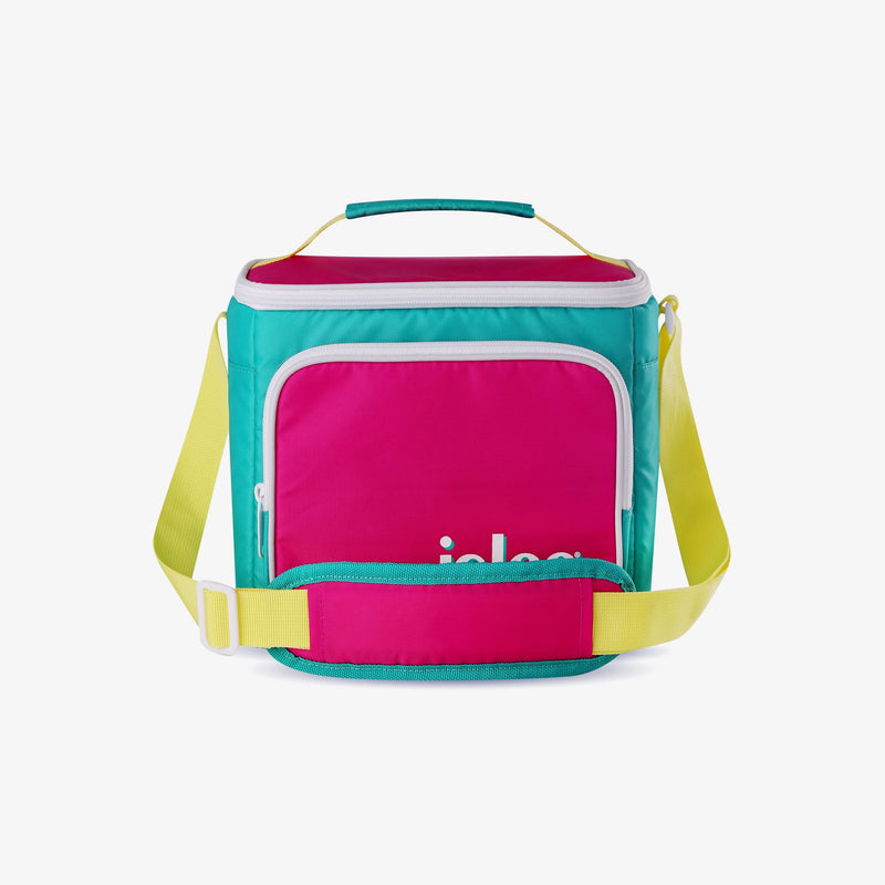 Retro Square Lunch Bag - Psychedelic Daisy