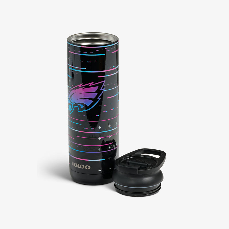 NFL Neon Philadelphia Eagles 20 Oz Flip ‘n’ Sip Tumbler
