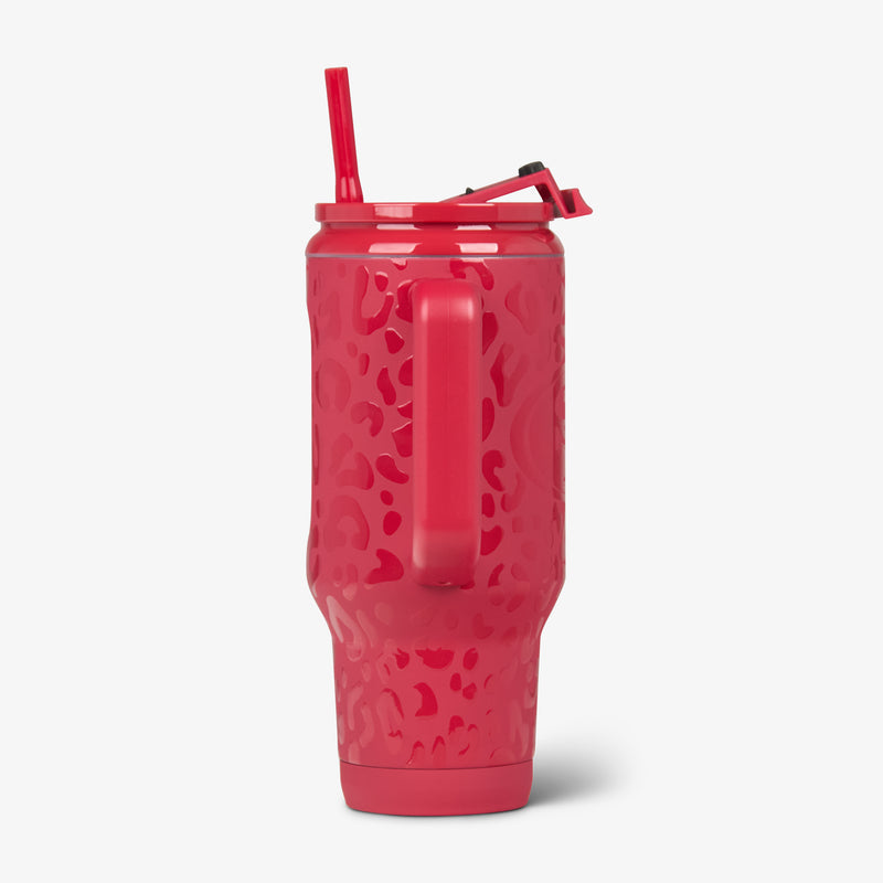 NFL 32 Oz Leopard Flip ‘n’ Sip Travel Mug - Cowboys