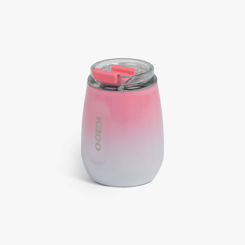 10 Oz Wine Tumbler - Gradient Pink