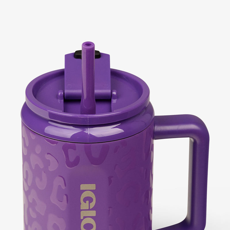 NFL 32 Oz Leopard Flip ‘n’ Sip Travel Mug - Cowboys
